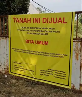 Dijual Tanah SHGB