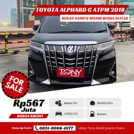 Toyota Alphard 2.5 G ATPM Facelift 2018 Hitam