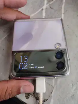 Samsung Z Flip 3 8/256 5G lyar dlm mati layar luar hidup bs TT