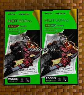 INFINIX HOT 60 Pro 8+8/256 GB BARU SEGEL BOX GARANSI RESMI 1 TAHUN