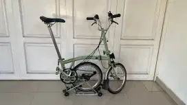 Brompton Sage Green 2014 M6R