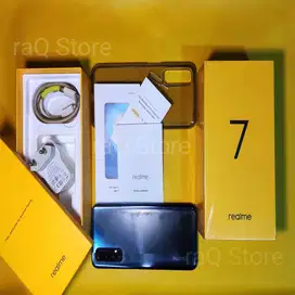 realme 7 8/128 warna Biru Kabut, Bekas pemakaian FULLSET