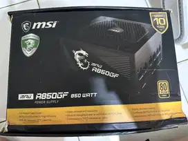 MSI MPG A850GF 80 Plus Gold (garansi resmi 10 tahun)