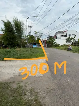 DIJUAL tanah 300m JL MACAN KUMBANG PALEMBANG