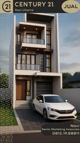 DIJUAL RUMAH DI DALAM CLUSTER KOTA WISATA CIBUBUR