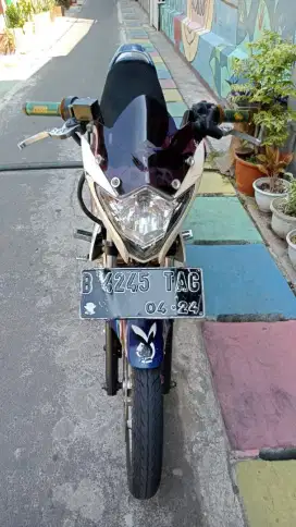 satria fu 150 cc th 2014 pajak panjang baru bayar mesin ori standar