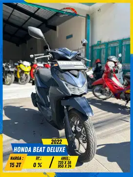 HONDA BEAT DELUXE 2022 MANTAP GASS MASZEHH HIKMAH MOTOR KEPUH