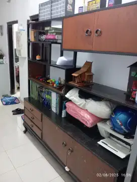 Lemari buffet jati