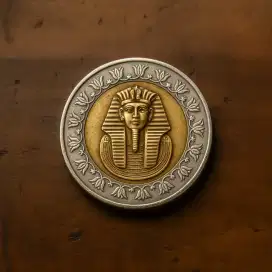 Koin Koleksi Numismatik Asli 1 Pound Mesir