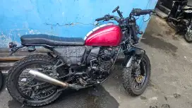 Dijual motor custom basic yamaha scorpio