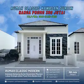 Dijual Rumah Murah di Surien - Hunian Classic Modern Cantik dan Mewah!