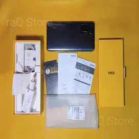 POCO F3 8/256 warna Night Black, Bekas pemakaian FULLSET bonus ACC
