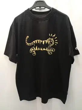 ADLV x HOSHI TIGER SKETCH BLACK TSHIRT