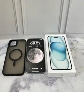 IPHONE 15PLUS 128GB IBOX BLUE FULLSET GARANSI ON