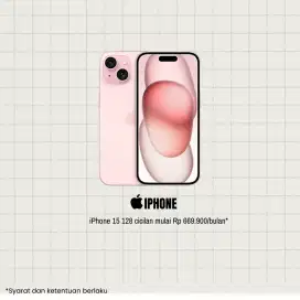 iPhone 15 128 cicilan mulai dari 669.900 pakai home credit