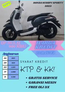 HONDA SCOOPY SPORTY 2023