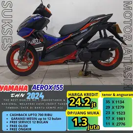 YAMAHA AEROX 155 CONNECTED 2024 BISA CASH DAN KREDIT