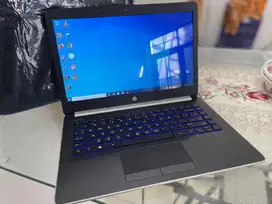Laptop hp 14 inci kyboard menyala mulus tipis