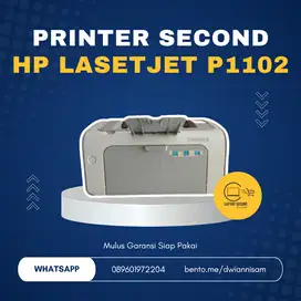 Printer HP Laset Jet P1102 Toner 85a Second Bergaransi Siap Pakai