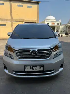 Kondisi istimewa Toyota velfire
