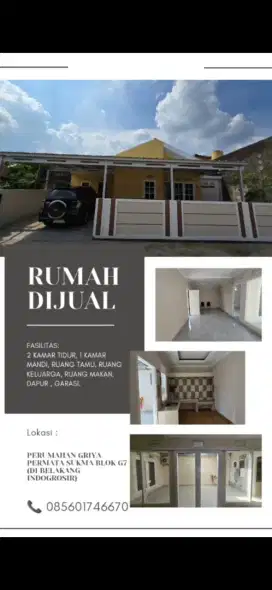 Jual Tanah dan Rumah di Perumahan Griya Permata Sukma Palembang