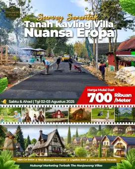Jual Tanah Kavling SHM View Pegunungan Dekat Jakarta
