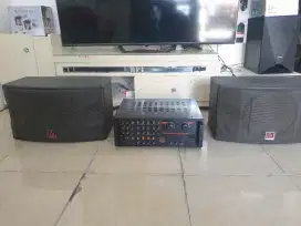 Set karaoke amplifier speaker