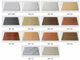 Plafon pvc doff flat dan nat
