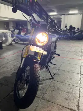 DIJUAL YAMAHA SCORPIO CUSTOM SCRAMBLER