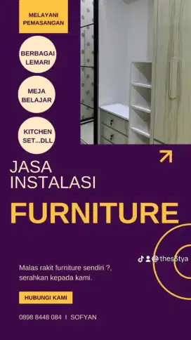 Jasa bongkar pasang furniture