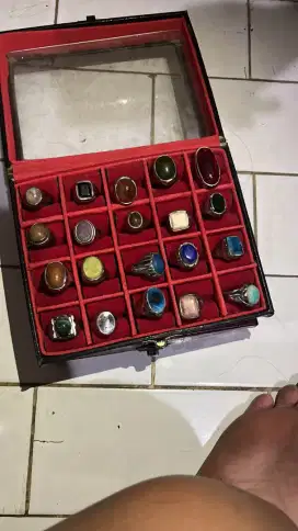 Jual aja borongan batu cincin/batu akik Full