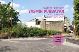 Tanah Purbayan Baki 4 Menit Luwes Gentan 4 jutaan/m