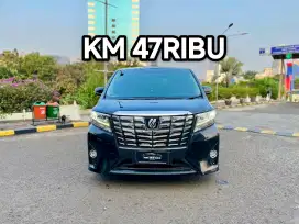 Toyota Alphard G ATPM 2016 / 2017 AT 2.5, Km 47Ribu, Pajak Panjang