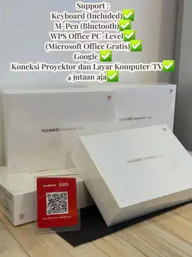 Huawei Tablet Matepad 11.5 Free Keyboard & Casing Kredit Bunga 0%