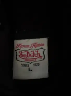 hoodie vondutch fullblack ukL