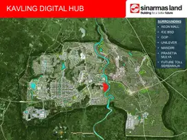 Tanah Komersial di Bsd City, Lokasi Sangat Bagus