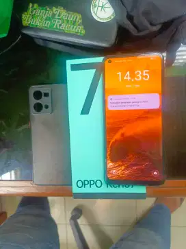 Oppo Reno 7 NFC 8+8/128 Fullset sidik layar