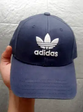 Topi Adidas Trifoil Original Second Navy jarang dipakai