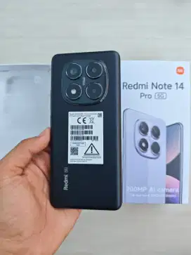 Redmi Note14pro 5g 8/256gb fullset ori
Like new open box