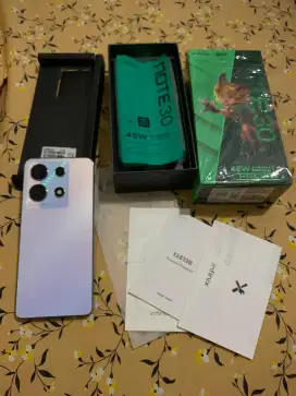 INFINIX NOTE 30 INTERSTELLAR BLUE 8GB 256GB SECOND SIAP PAKAI MULUS