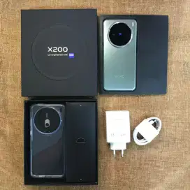 Vivo X200 5G 12/256GB Green Super Mulus Like new Garansi resmi