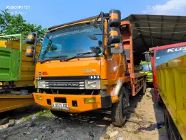 Mitsubishi fuso 6x2 SL tronton bak besi long sasis 9.5 M thn 2014