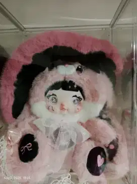Nommi pink 400% mushroom jamur kado anak boneka besar labubu popmart
