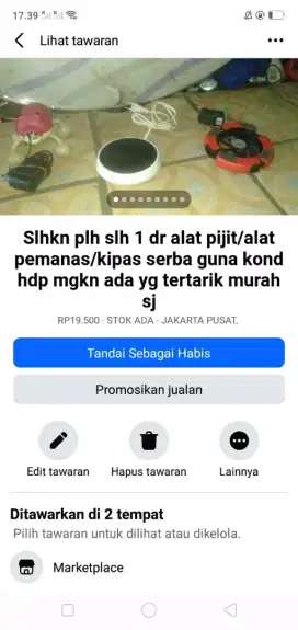Slhkn plh slh 1 dr alat pijit terapi atau sblhnya kond hdp hrg murah2