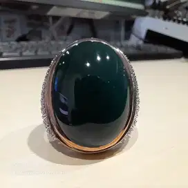 Bacan cokelat coklat cocolatos ring perak