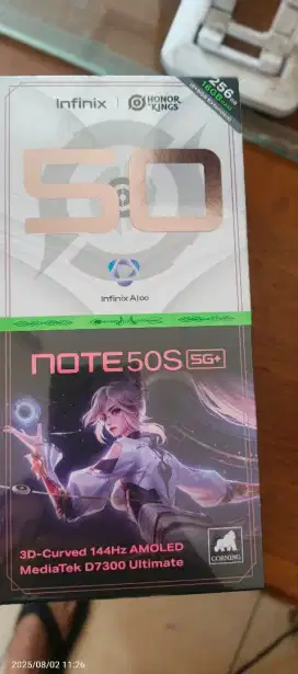Infinix note 50s 5G 8/256GB