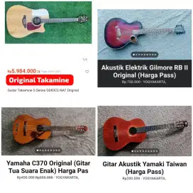 Gitar Akustik Bekas