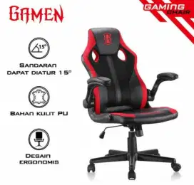 KURSI GAMING GAMEN THRONUS BLACK+RED