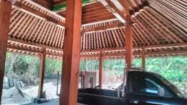 Rumah joglo Jawa besar Soko 35 cm