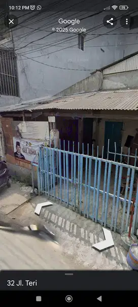 Dijual bangunan Hitung Tanah di Teluk Gong